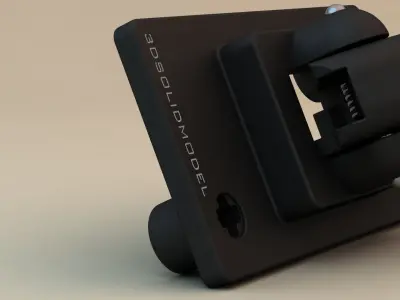 Handle device with 3D model