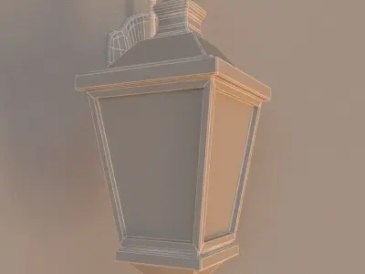 Door Lamp Light 3D model