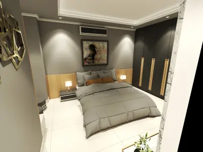 Luxury Bedroom  3D model