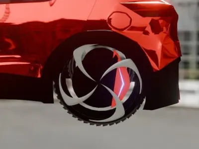 Darling Nissan Kicks with Body Kit 3D model