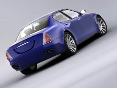 Maserati Quattroporte 2006 3D model