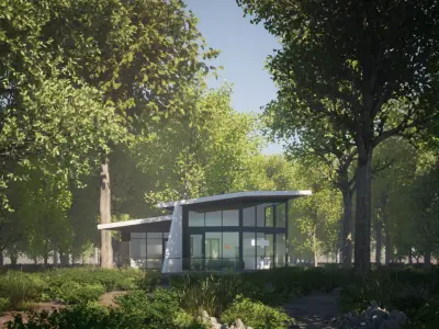 057Modernhouse1f85m2 3D model