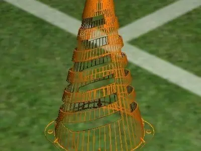 Plastic Sports Cone Free 3D model