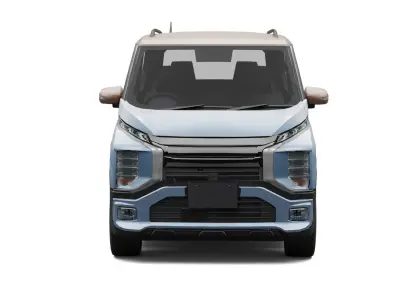 Mitsubishi EK EV 2023 Low-poly 3D model