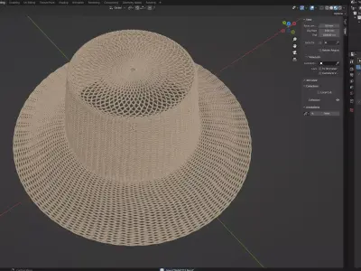 WICKER BASKET15 3D model