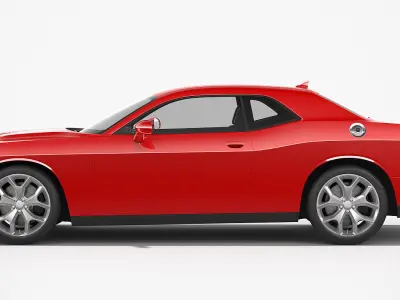 Dodge Challenger SXT Plus 2015 3D model