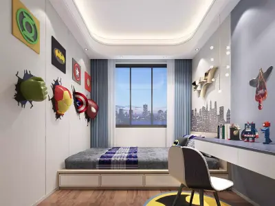 Children Room Interior 3D model