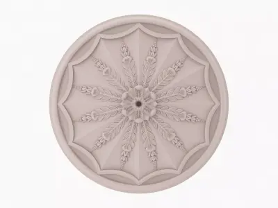 Classic Ceiling Medallion 59 3D model