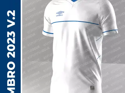 UMBRO 2023 away jersey 3D model