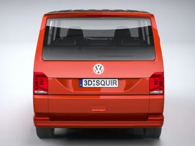 Volkswagen Transporter T6-1 Multivan 2020 3D model