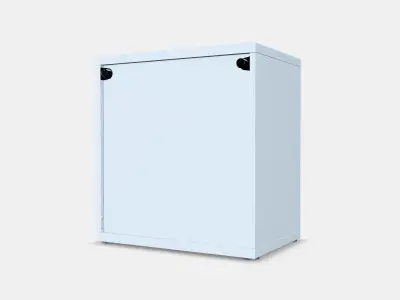 BESTA Shelf unit with door 50 Low-poly 3D model