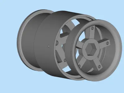 DONK Lift wheels KIT for RC car 3D print 3D print model