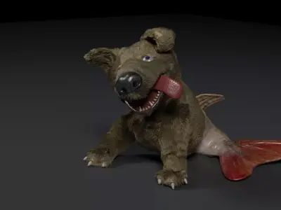 Dogfish dog 3D model