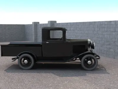 Classic Pickup 3D model