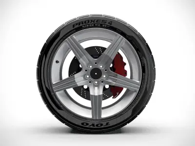 Wheel v2 3D model
