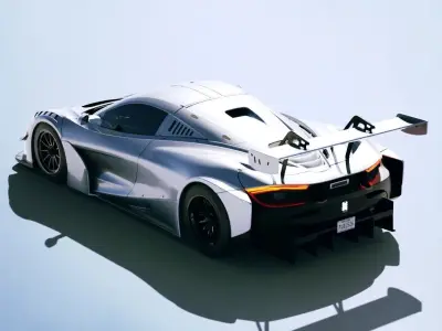 McLaren 720s GT3X 2021 3D model