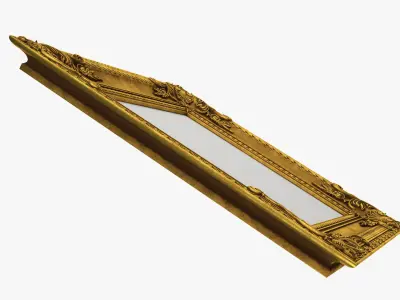 Frame picture gold v5 3D model