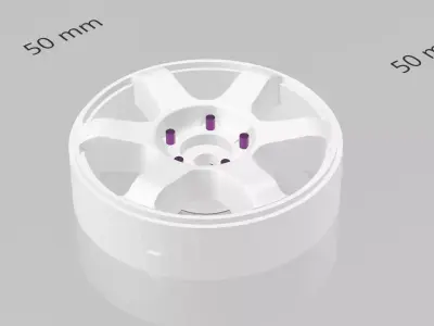 TE37V SL wheelinsert for RC 3D print model