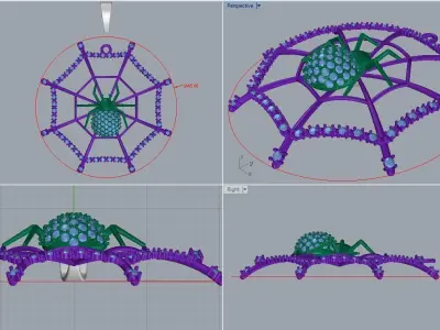 Suspension web 3D print model