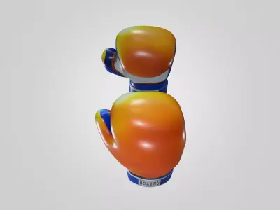 Professional Sports Training Glove 3D Model Low-poly 3D model