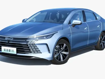 2024 BYD King DM-i With interior 3D model