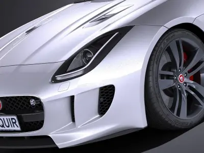 Jaguar F-Type British Design Edition Convertible 2017 3D model