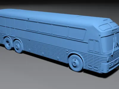 Eagle model 10 bus 3D print model