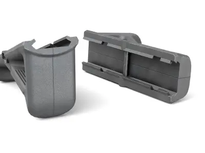 Magpul AFG-2 Angled Fore Grip Low-poly 3D model