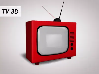 television 3D model
