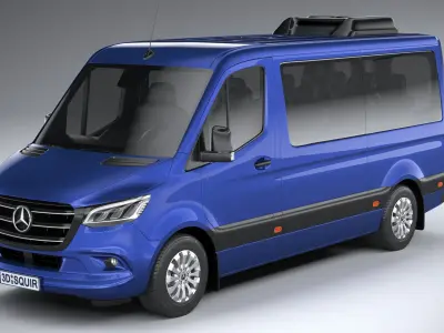 Mercedes-Benz Sprinter Passenger L2H1 2025 3D model