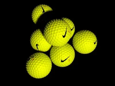 golf ball 4 Low-poly 3D model