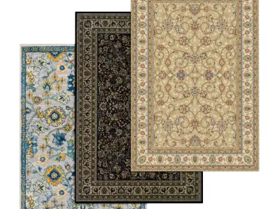 Rug Set 802 3D model