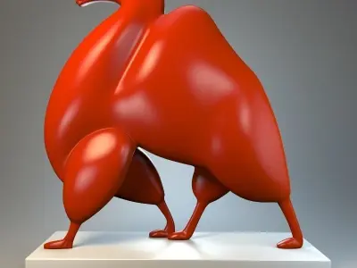 Sculpture Ship of the Desert P 3D print model