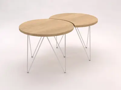 SIDE TABLE---Built-in 3D model