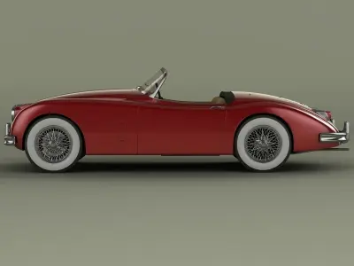 Jaguar XK150S 3D model