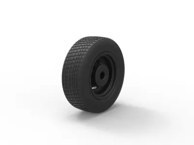 Car wheel 2 3D print model