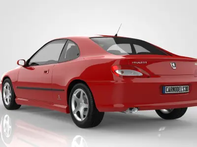 Peugeot 406 Coupe 2004 3D model