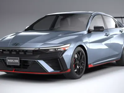 Hyundai Elantra N TCR Edition 2026 3D model