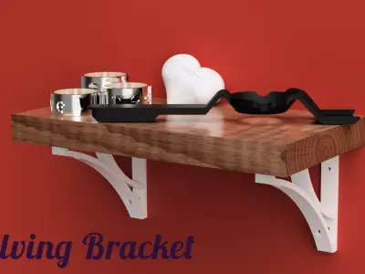 Shelving Bracket 3D print model