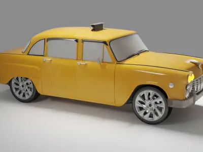 NYC Taxi car 3D model 3D model