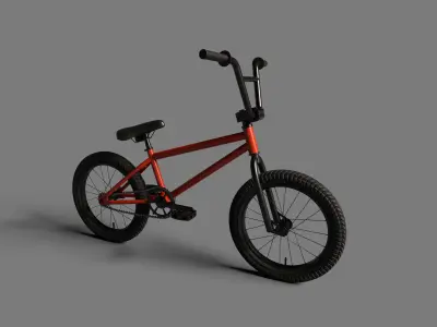 Freestyle BMX  3D model