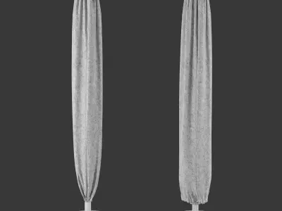 Umbrella outdoor folded IKEA Betso Lindoja 3D model