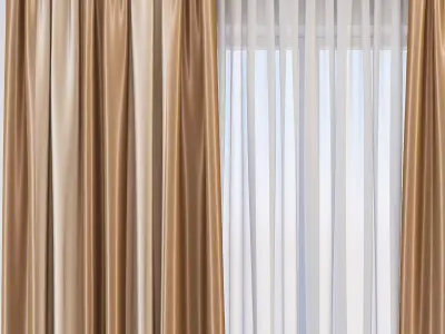 Set 67 Curtains 3D model
