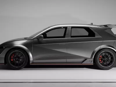 Hyundai Ioniq 5 N NPX1 2024 Low-poly 3D model