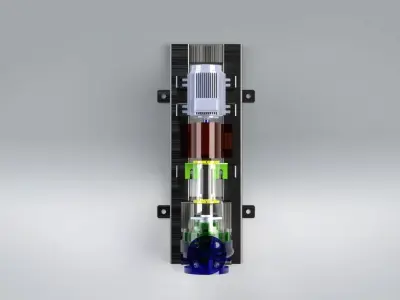 Centrifugal pump 3D model order