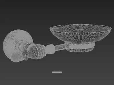 Ottoman Mansion Soap Dish 3D model