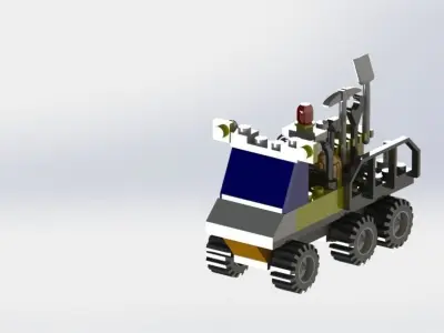lego car  Free 3D model
