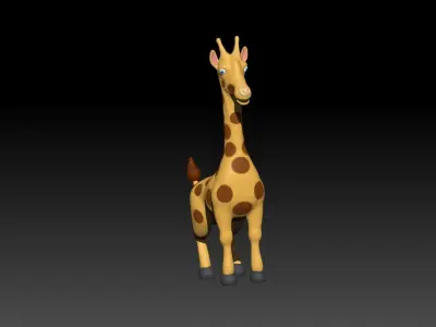 Giraffe 3d model 3D model