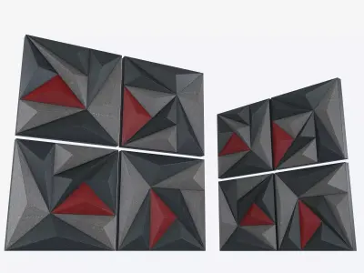 Wall pattern model  3D model