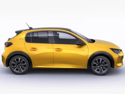 Peugeot 208 2020 3D model